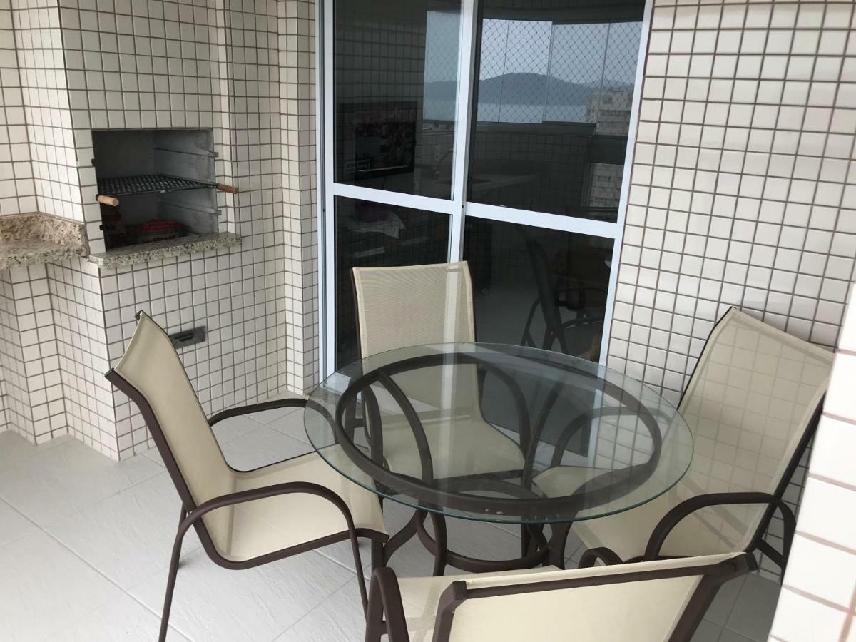 Apto com vista para o Mar, 2 vagas de garagem e churrasqueira na varanda Praia Grande (Santos) Exterior foto