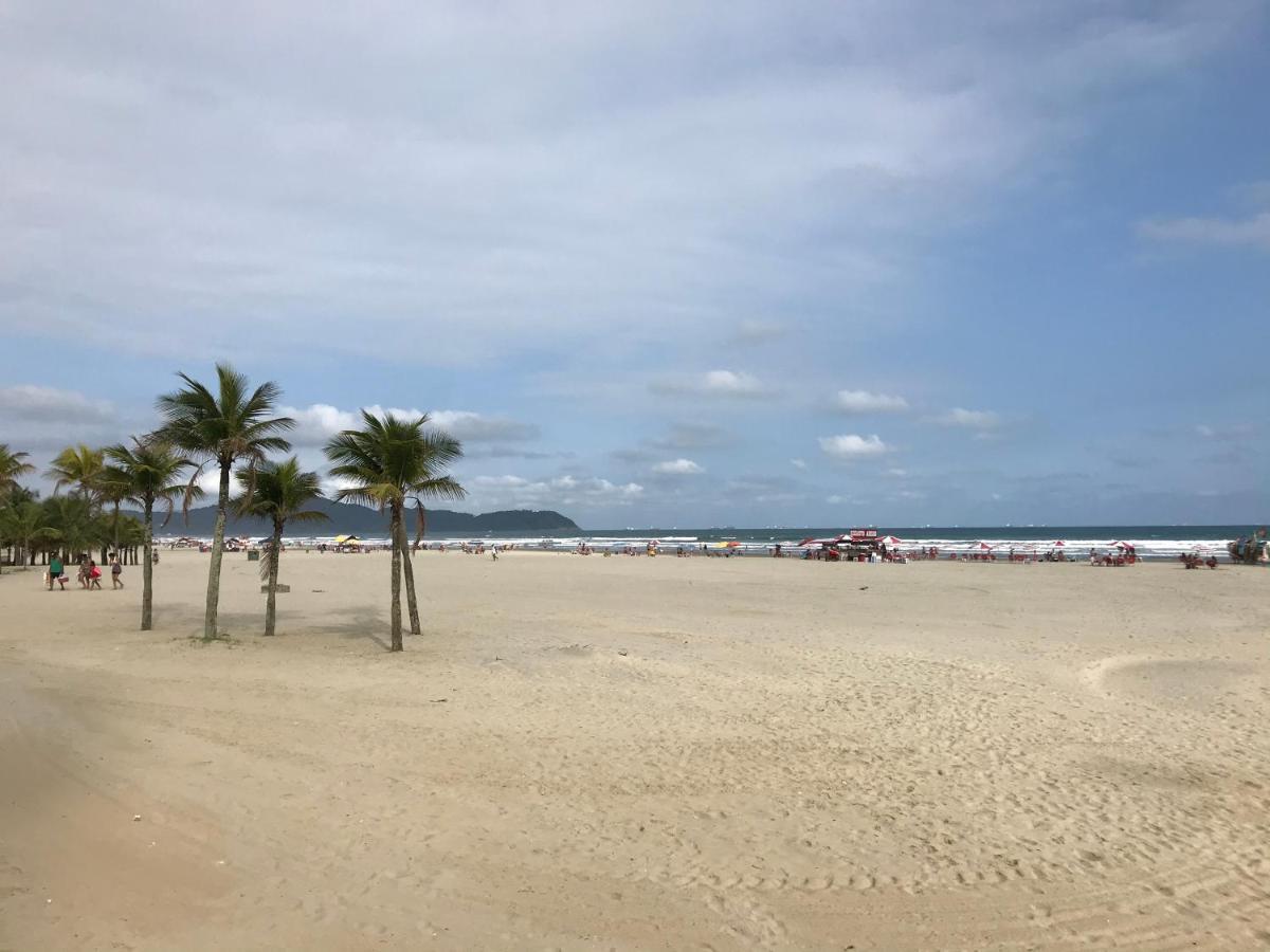 Apto com vista para o Mar, 2 vagas de garagem e churrasqueira na varanda Praia Grande (Santos) Exterior foto