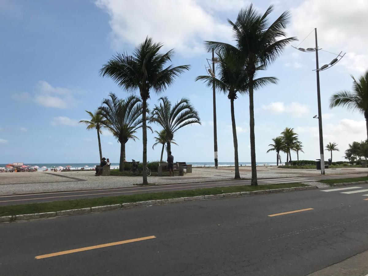 Apto com vista para o Mar, 2 vagas de garagem e churrasqueira na varanda Praia Grande (Santos) Exterior foto